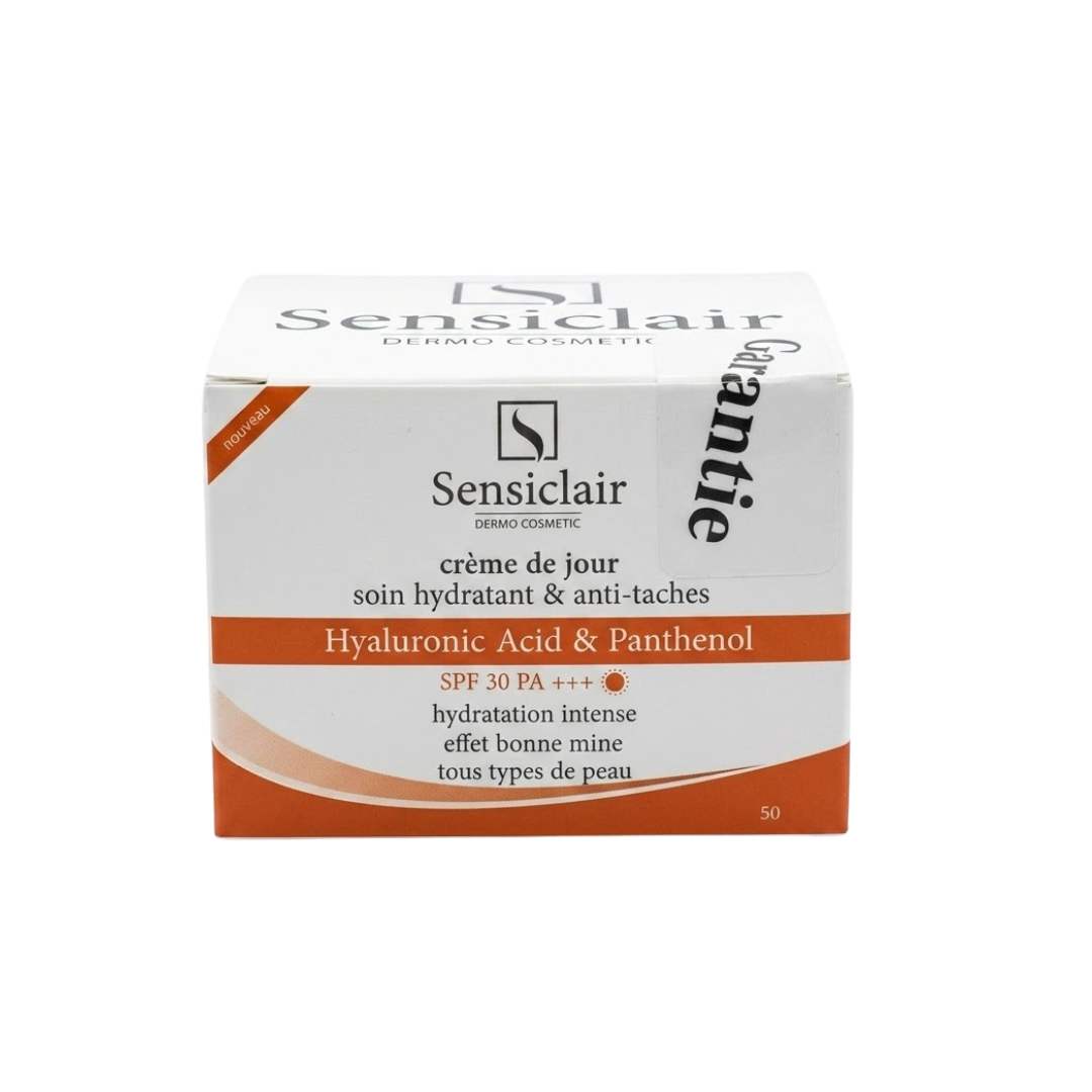 Sensiclair Creme de Jour Hydratant Anti Tache Spf30 50ml Maroc