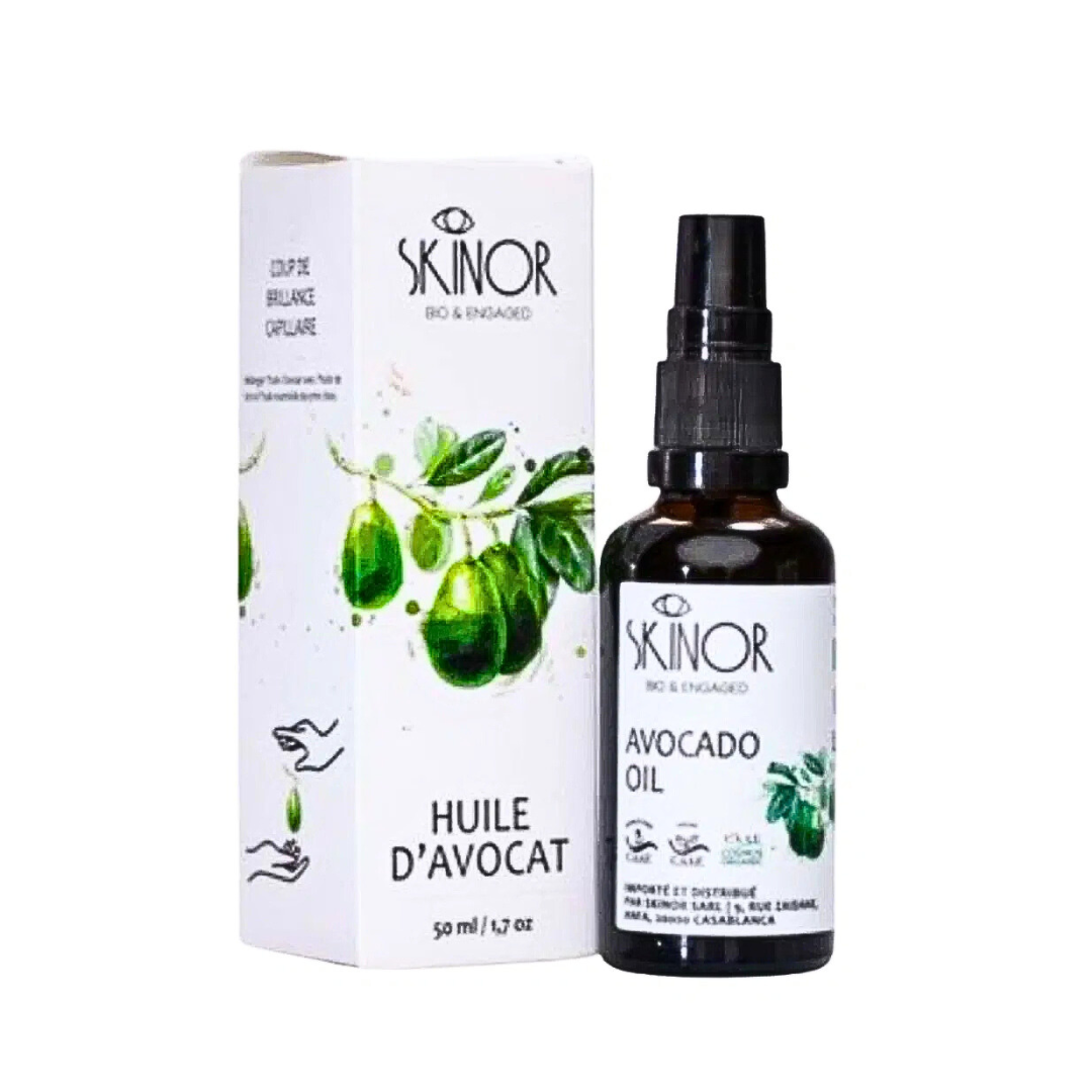 Skinor Huile D’avocat Bio 50ml Maroc