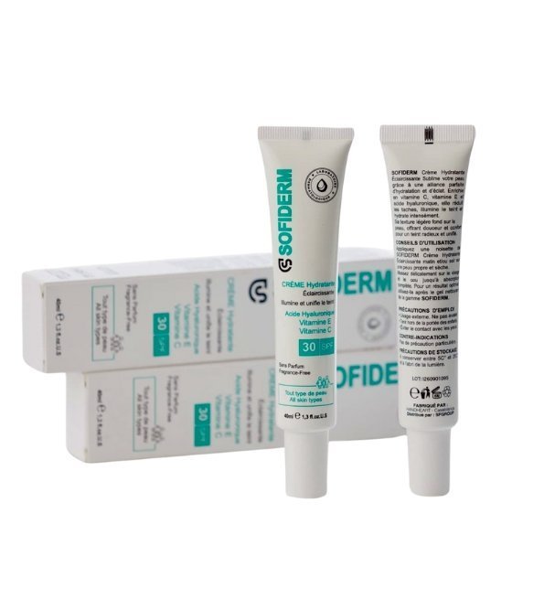 Sofiderm Creme Hydratante Eclaircissant Spf30 40ml Maroc