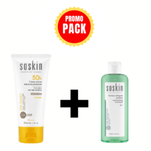 Soskin Ecran Solaire Riche Spf50+50ml+gel Doux Nett 60ml Pack Maroc