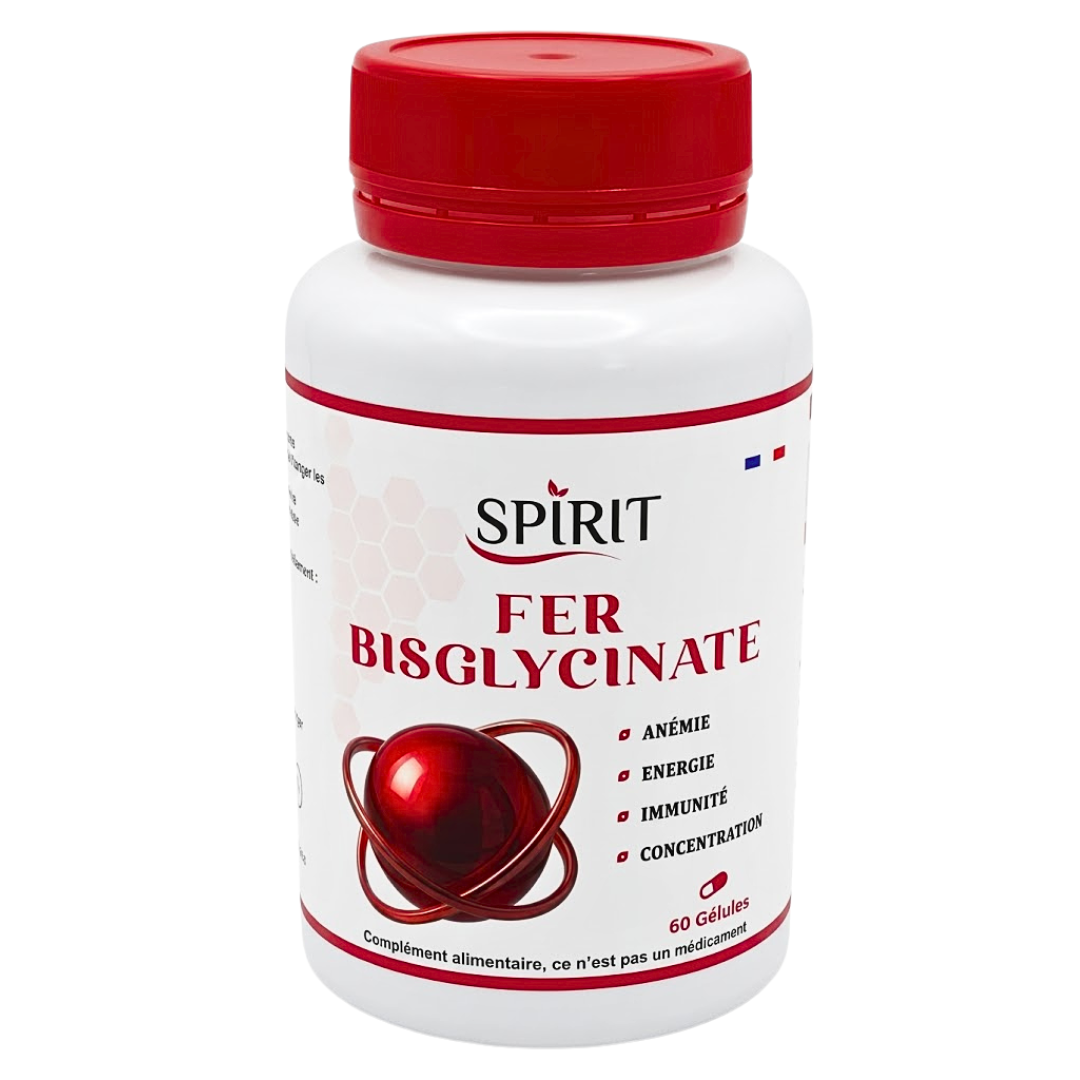 SPIRIT Fer Bysglycinate 60 Gelules Maroc