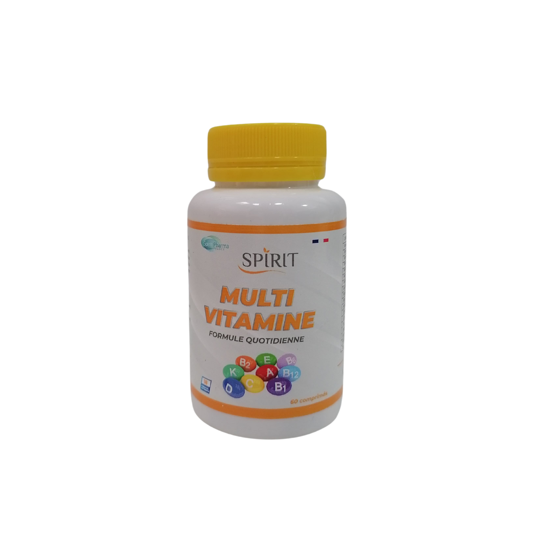 SPIRIT Multivitamine 60 Comprimes Maroc