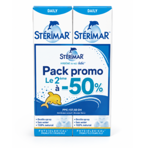 Sterimar Bebe Hygiene du Nez Pack le 2éme -50% Maroc