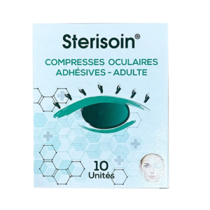STERISOIN Compresses Oculaires Adulte Boite de 10 Unités Maroc