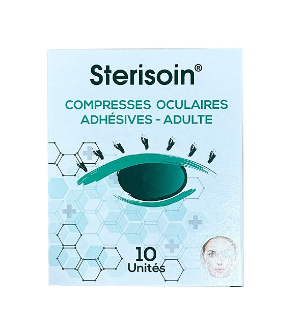 STERISOIN Compresses Oculaires Adulte Boite de 10 Unités Maroc
