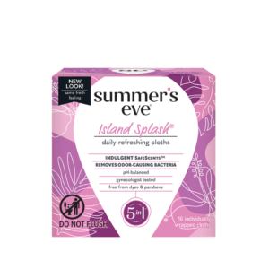 Summer’s Eve Island Splash Cleansing 16 Cloths Maroc