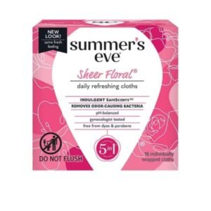Summer’s Eve Sheer Floral Cleansing Cloths 16 Unités Maroc