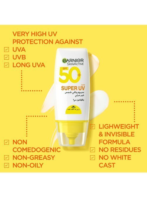 GARNIER Super UV Serum Invisible Sunscreen 30ml Maroc