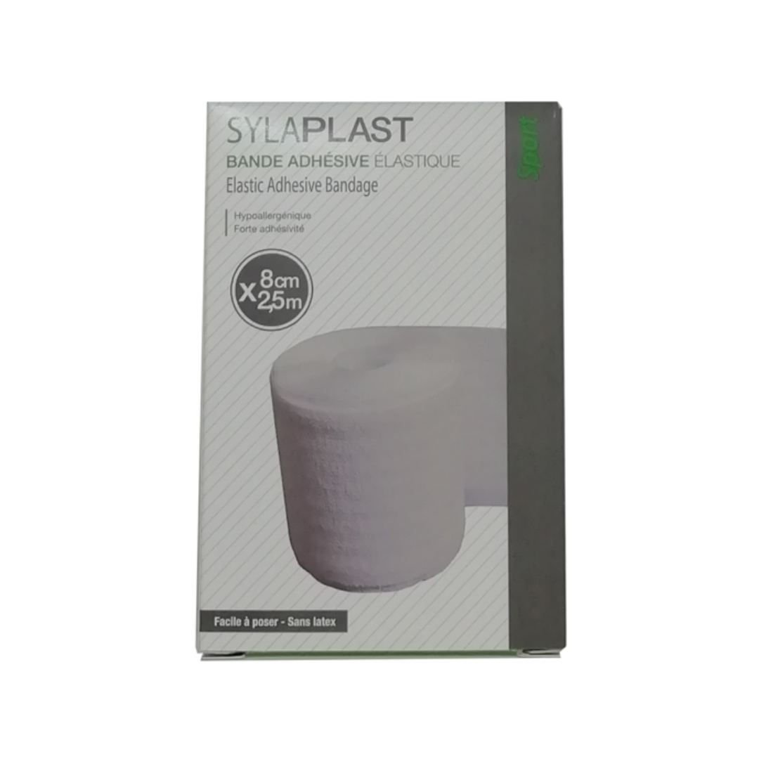 Sylaplast Bande Adhesive Elastique 8cm X 2.5cm Maroc