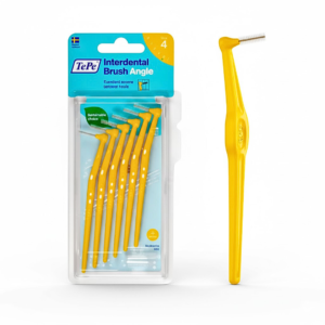 Tepe Interdental Brush Dents Angle Jaune 0.7mm Taille 4 -6piececs Maroc
