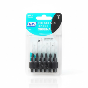 Tepe Interdental Brush Original Noire 1.5mm Taille 8-6pieces Maroc
