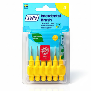 Tepe Interdental Brush Original Jaune 0.7mm Taille 4-6pieces Maroc