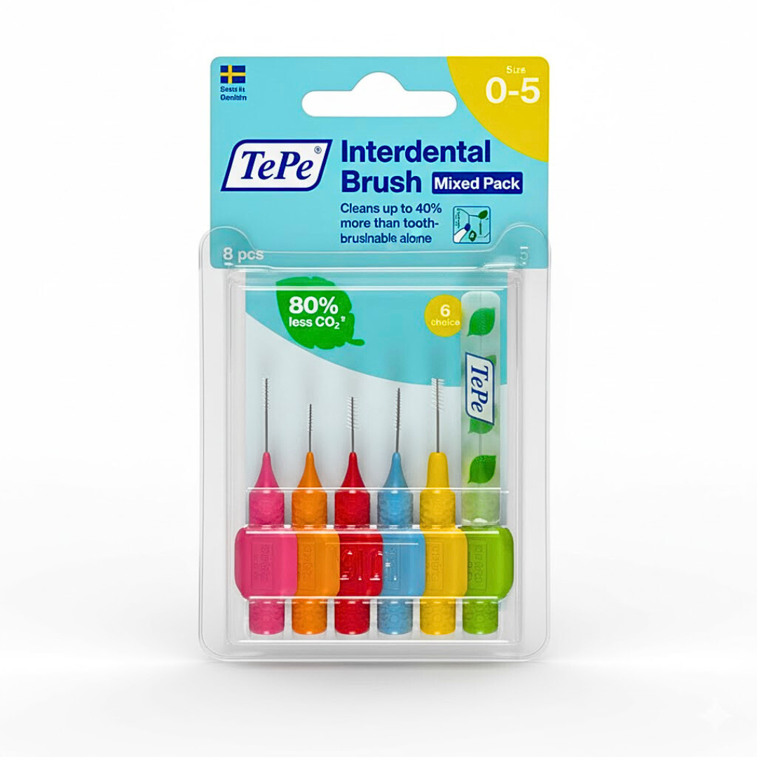 Tepe Interdental Brush Original Pack Mixt Taille 0-5 -6 Pieces Maroc