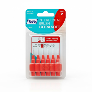 Tepe Interdental Brush Original Rouge 0.5mm Taille 2 -6 Pieces Maroc
