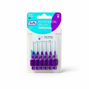Tepe Interdental Brush Original Violet 1.1mm Taille 6 -6 Pieces Maroc