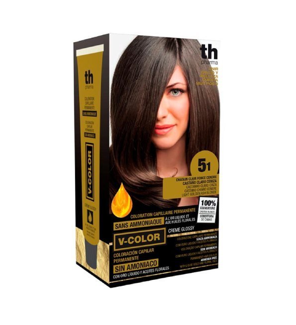 Th-Pharma Th-Vitalia Color N° 5.1 Chatain Claire Fonce Cendre Maroc