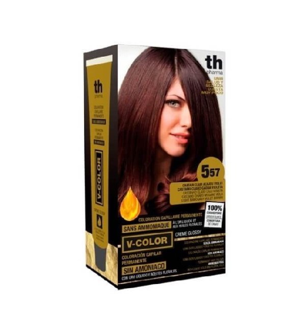 Th-Pharma Th-Vitalia Color N° 5.57 Chatain Claire Acajou Violet Maroc