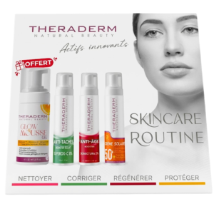 Theraderm Anti Tache+Anti Age+Ecran Solaire+Mousse Nettoyent Pack Maroc