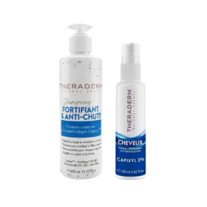 Theraderm Shampoing Anti-Chute 400ml + Spray 125ml Pack Maroc