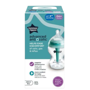 TOMMEE TIPPEE Biberon Anti-Colic Decor 260ml +0m Ref 42256987 Maroc