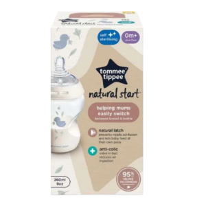 TOMMEE TIPPEE Biberon Natural Start 260ml +0m Ref 422871 P1 Maroc