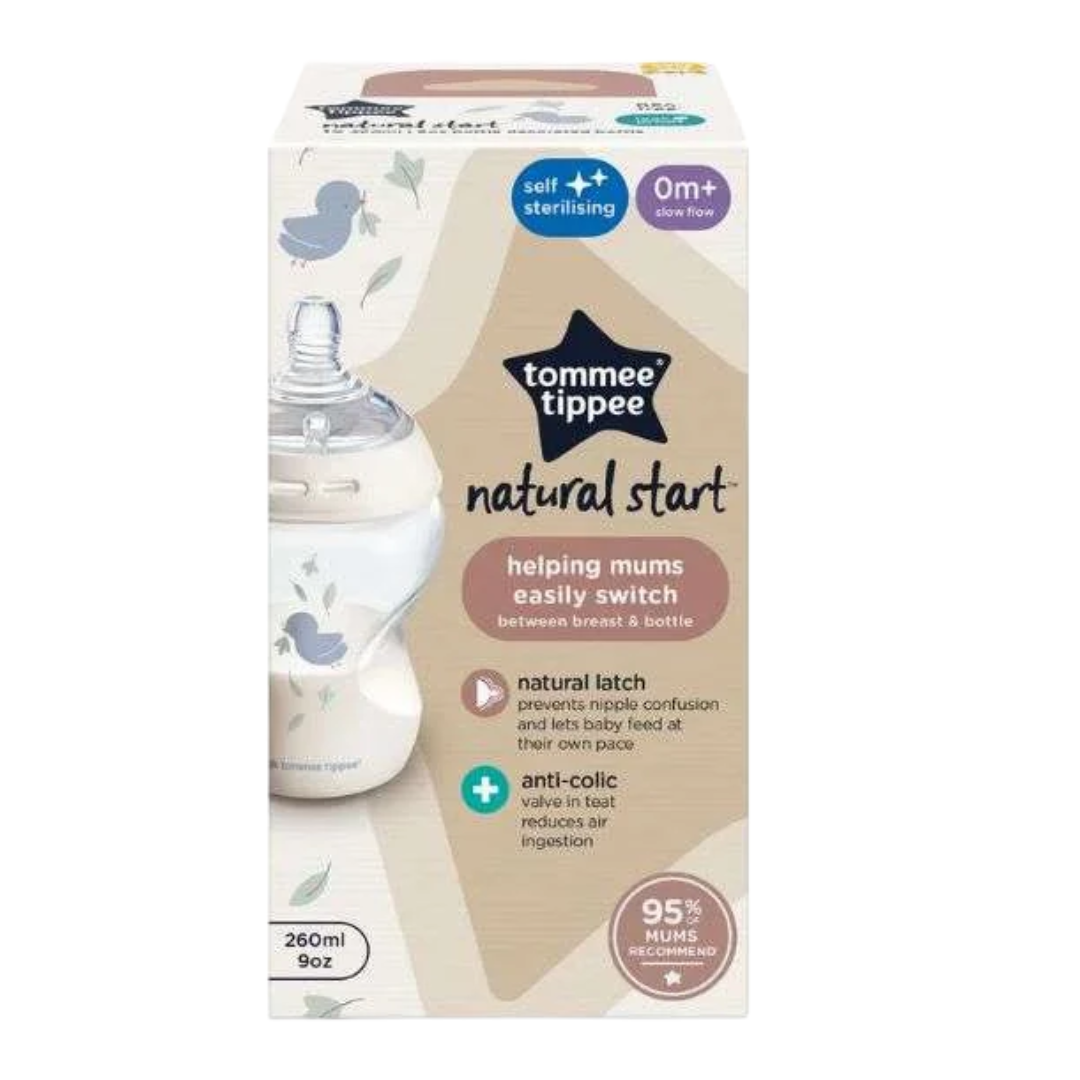TOMMEE TIPPEE Biberon Natural Start Decor 260ml +0m Ref 42250206 Maroc