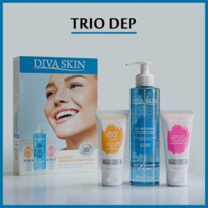 DIVA SKIN Pack Creme Anti Taches 50ml+ Gel Nettoyant 200ml + Ecran Invisible Maroc