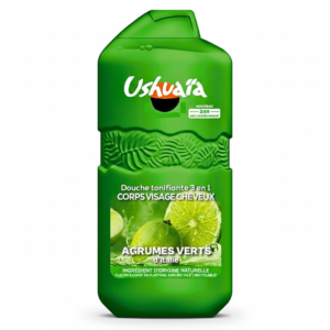 Ushuaia Douche Tonifiante 3en1 Agrumes Verts 280ml Maroc