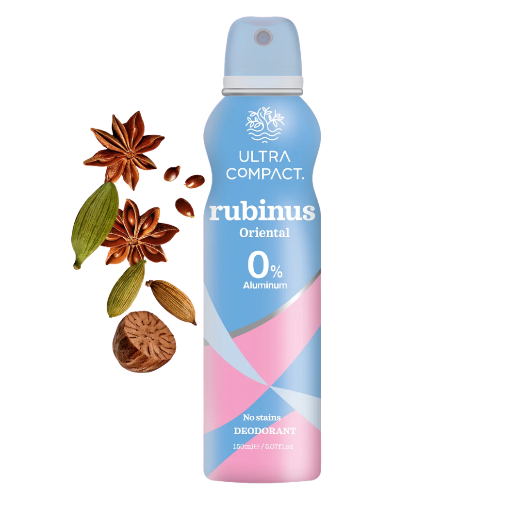 Ultra Compact Deodorant Rubinus Spray 150ml Maroc