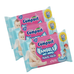 Ultra Compact Lingettes Angels 20pieces X 3 Pack Maroc