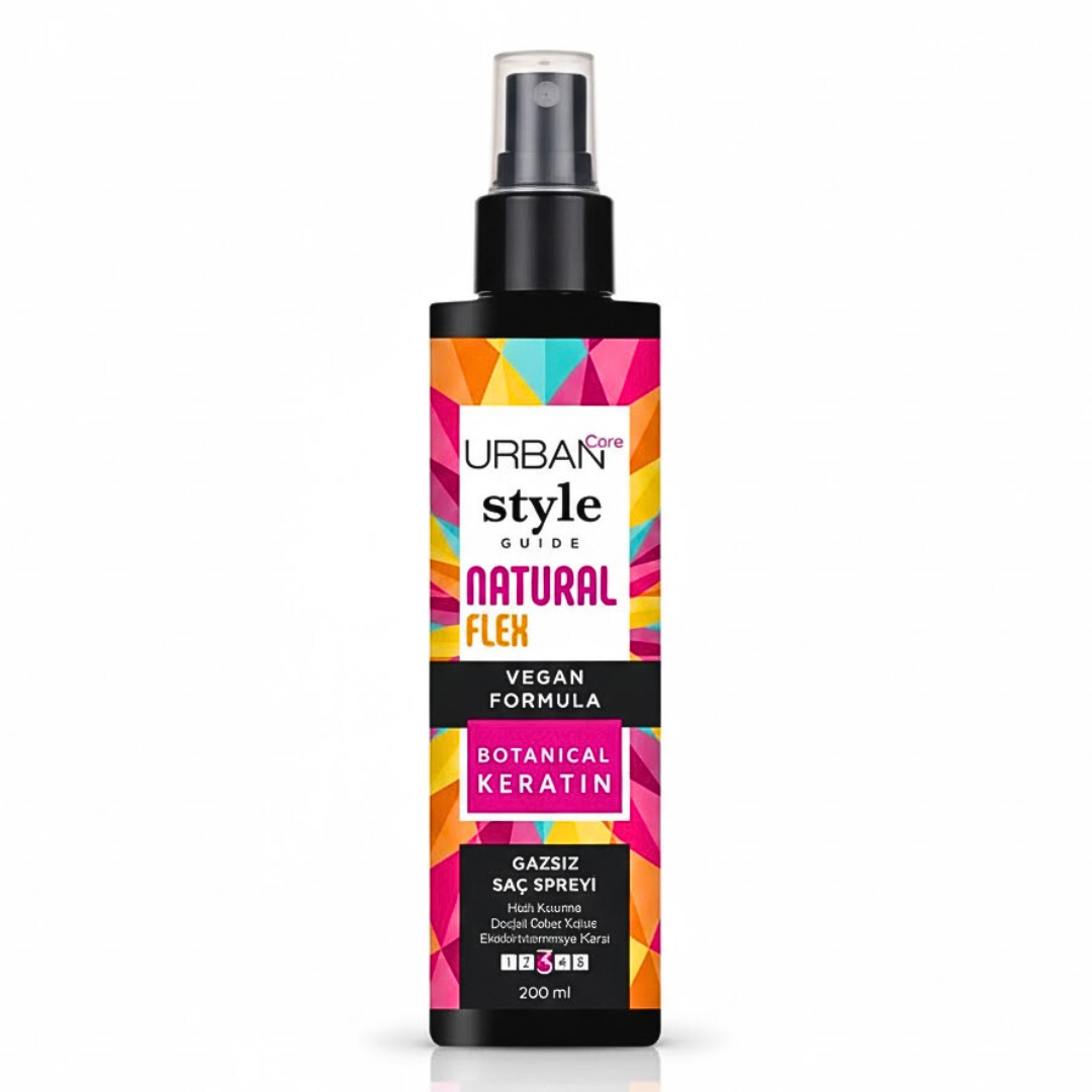 Urban Care Style Guide Naturale Flex No Gas Hair Spray 200ml Maroc