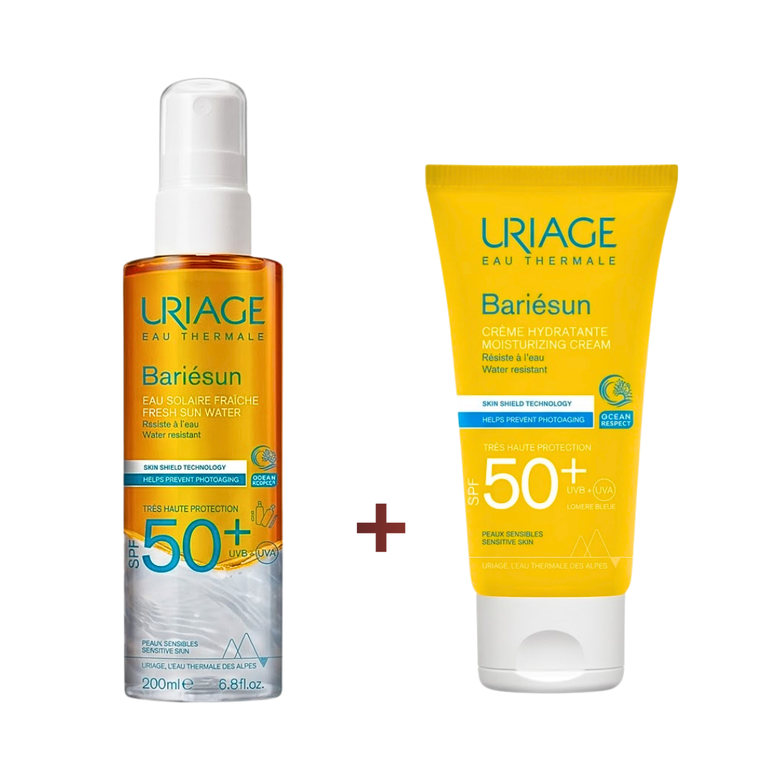 URIAGE Bariesun Ecran Spf50+ 50ml+bariesun Eau Solaire Spf50+ 200ml Coffret Maroc