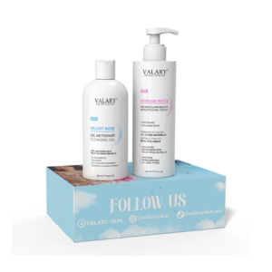 VALARY Creme Eclaircissante 200ml + Gel Nettoyant 250ml Pack Maroc