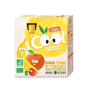 VITABIO Cool Fruits Pomme Banane 4 X 90g Maroc