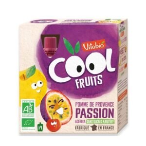 VITABIO Cool Fruits Pomme Passion 4 X 90g Maroc