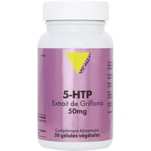 Vitall Plus 5-Htp Extrait de Griffonia 50mg Maroc