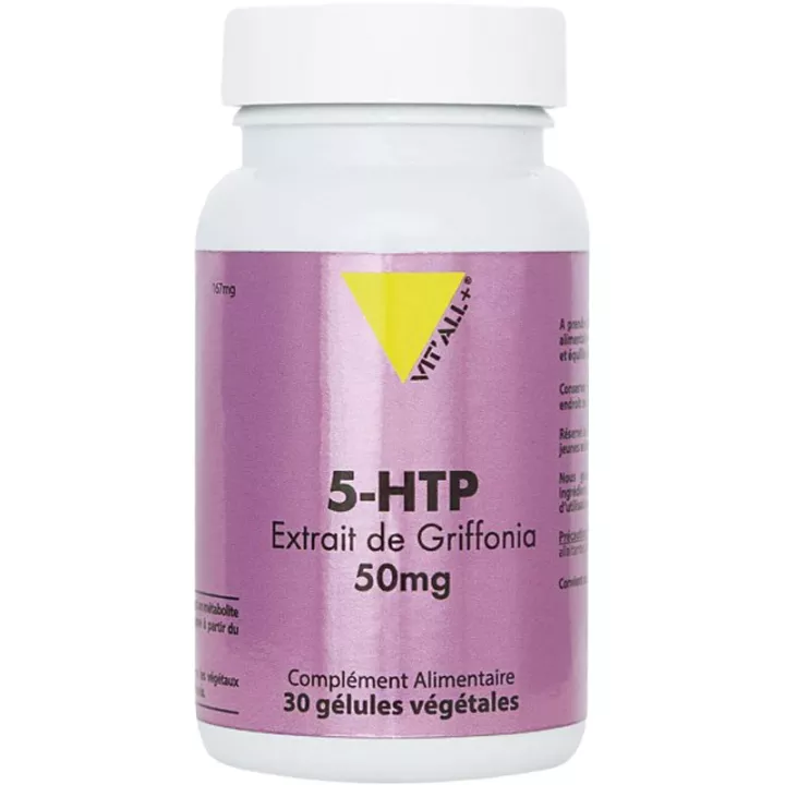Vitall Plus 5-Htp Extrait de Griffonia 50mg Maroc