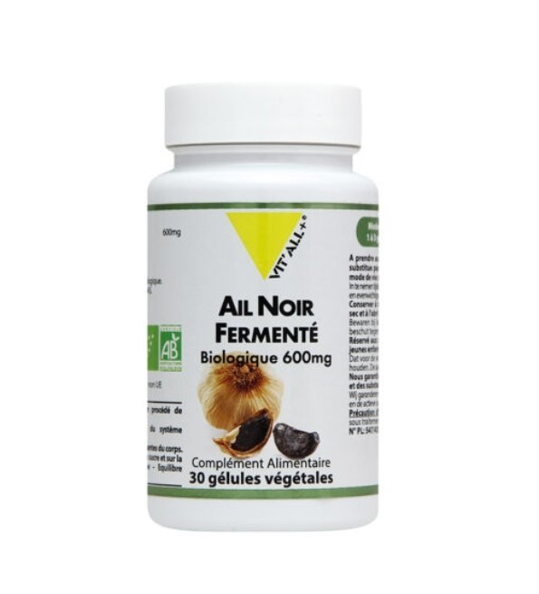 Vitall Plus Ail Noir Fermente Bio 600mg Maroc