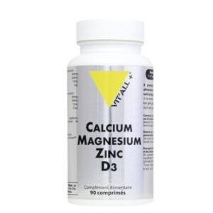 Vitall Plus Calcium Magnesium Zinc d3 90 Comprimes Maroc