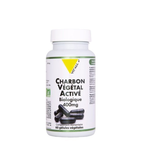Vitall Plus Charbon Vegetal 400mg 60 Gelules Maroc