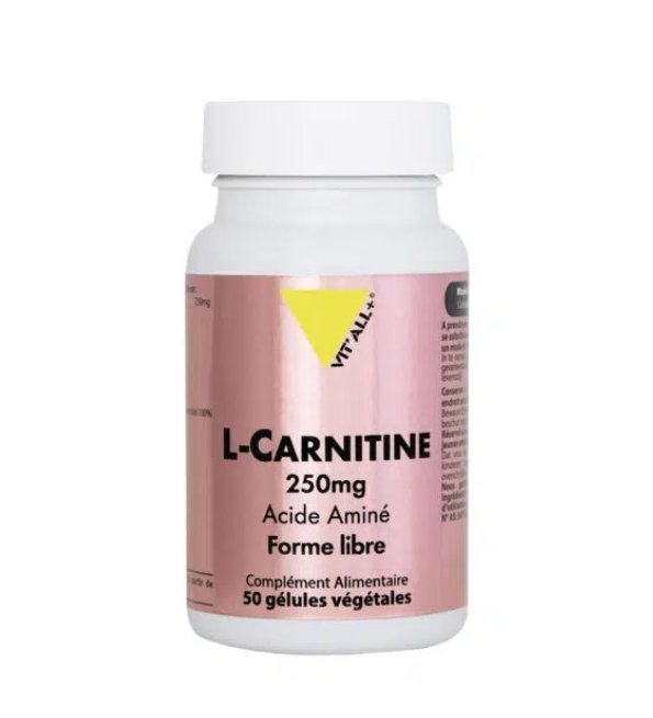 Vitall Plus l Carnitine 250mg 50 Gelules Maroc