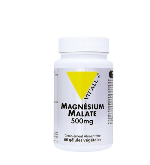 Vitall Plus Magnesium Malate 500mg 60 Gelules Maroc