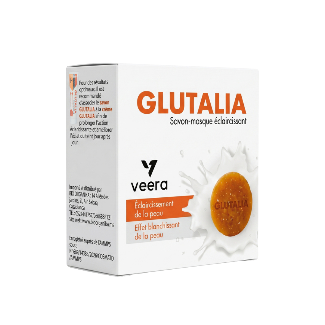 Veera Glutalia Savon Masque Eclaircissante 75g Maroc