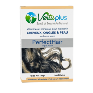 Vertu Plus Perfect Hair Cheveux+Ongles&Peau 30elules Maroc