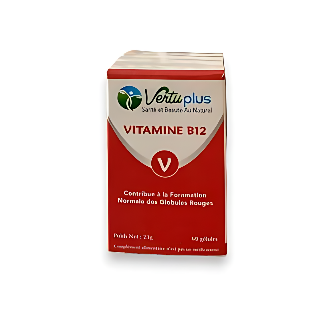 VERTU PLUS Vitamine B12 60 Gelules Maroc