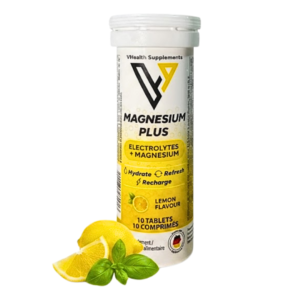 Vhealth Maghnesium Plus Électrolytes Lemon 10 Comprimes Maroc