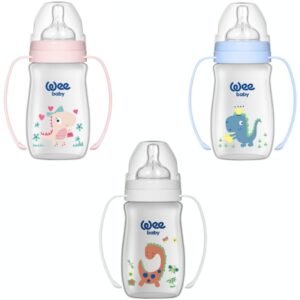 WeeBaby Biberon Large avec Poignees 0-6 Mois 250ml 138-F Maroc