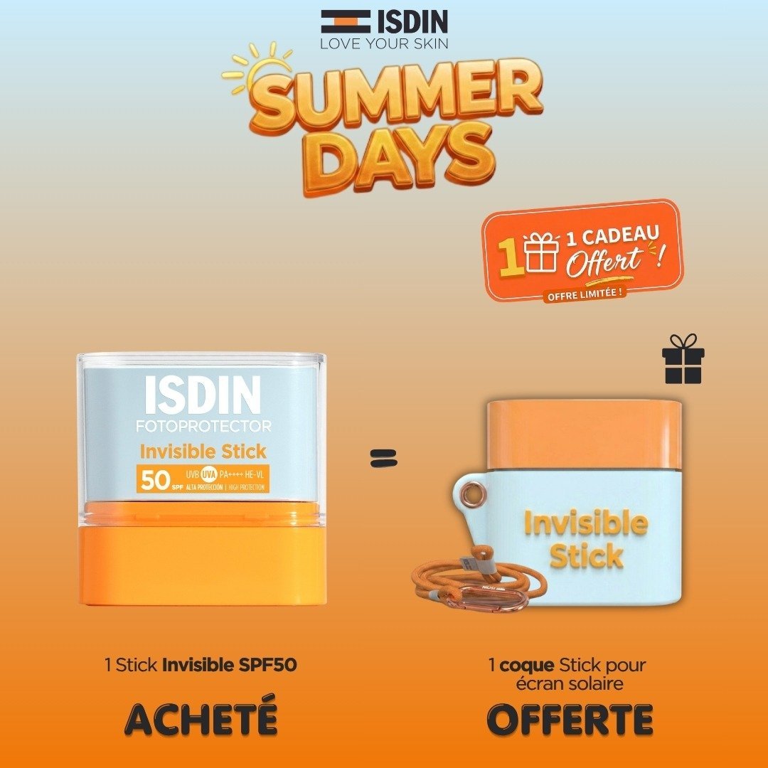 ISDIN Fotoprotector Stick Invisible Spf50 10g Maroc