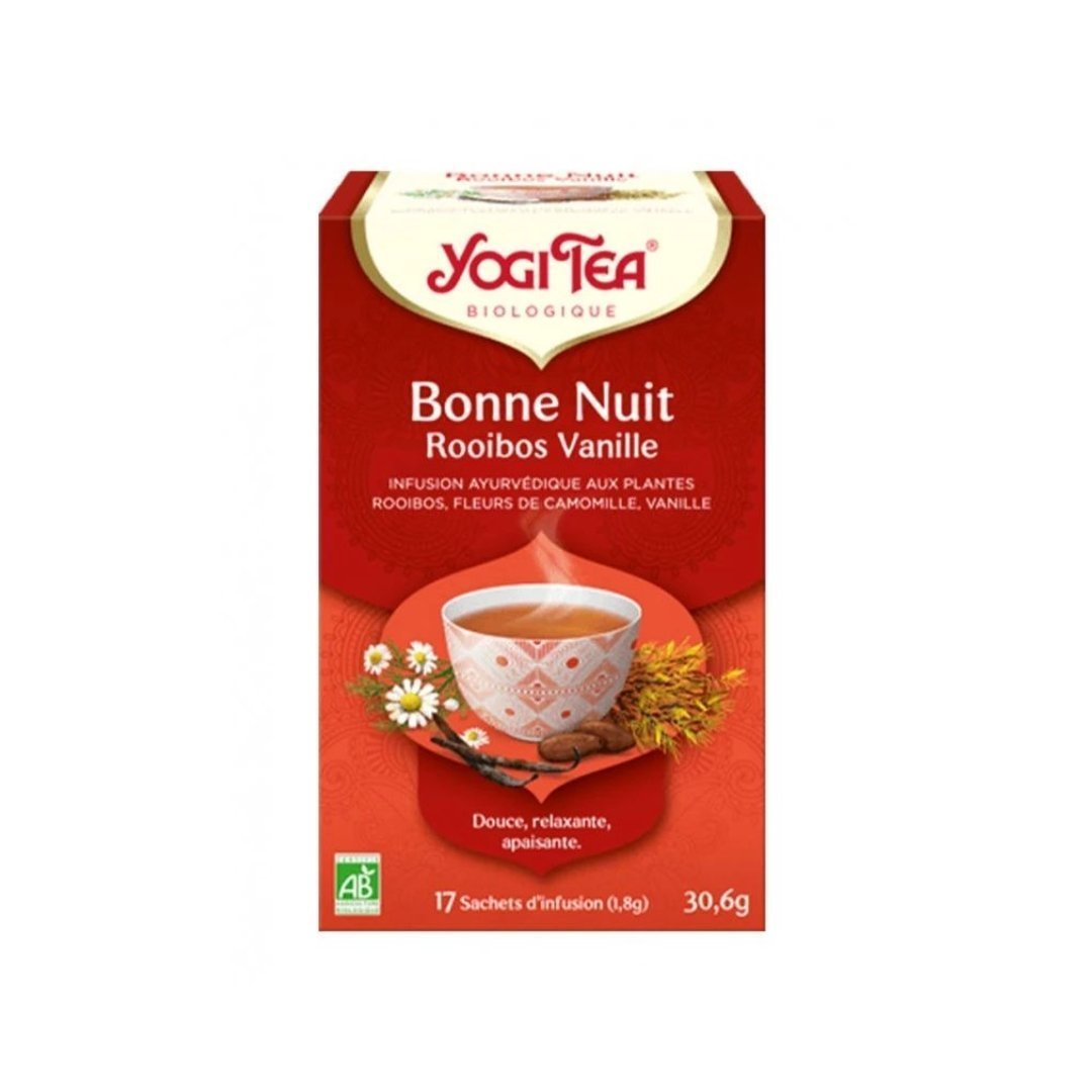 YOGI TEA Bonne Nuit Rooibos Vanille 17 X 2g Maroc