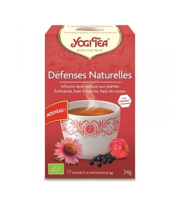 YOGI TEA Defenses Naturelles 17 X 2g Maroc